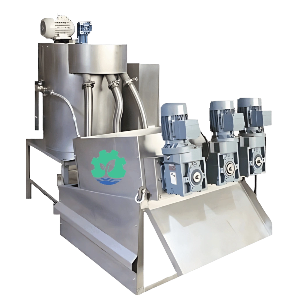 بهره‌برداری از مولتی دیسک اسکرو پرس برای آبگیری لجن